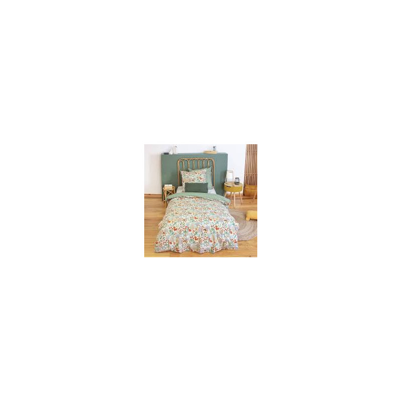 Ensemble de parure de lit floral ou uni