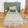 Ensemble de parure de lit floral ou uni